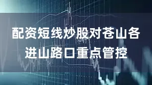 配资短线炒股对苍山各进山路口重点管控