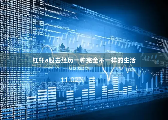 杠杆a股去经历一种完全不一样的生活