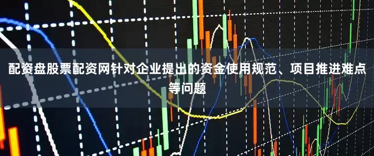 配资盘股票配资网针对企业提出的资金使用规范、项目推进难点等问题